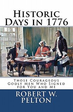 portada historic days in 1776 (en Inglés)