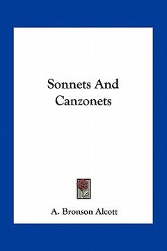 portada sonnets and canzonets (en Inglés)