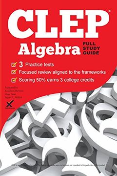 portada Clep Algebra 2017 (in English)