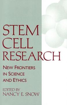 portada stem cell research: new frontiers in science & ethics (en Inglés)