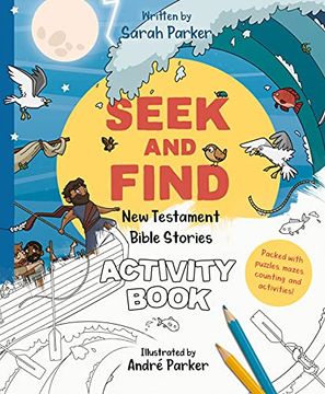 portada Seek and Find: New Testament Activity Book: Learn all About Jesus! (Christian Coloring and Activity Book to Gift Kids Ages 4-8) (in English)