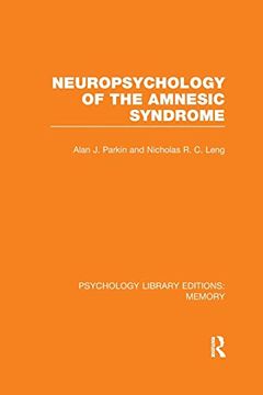 portada Neuropsychology of the Amnesic Syndrome (Ple: Memory) (Psychology Library Editions: Memory)