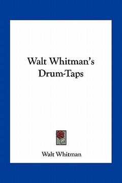 portada walt whitman's drum-taps (en Inglés)