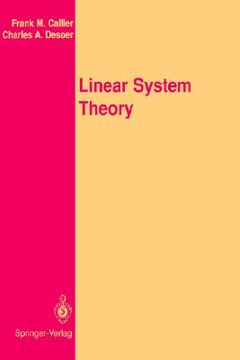 portada linear system theory (en Inglés)