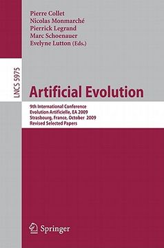 portada artificial evolution: 9th international conference, evolution artificielle, ea 2009, strasbourg, france, october 26-28, 2009. revised select (en Inglés)