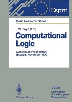 portada computational logic: symposium proceedings, brussels, november 13/14, 1990 (en Inglés)