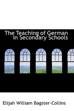 portada the teaching of german in secondary schools