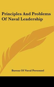 portada principles and problems of naval leadership (en Inglés)