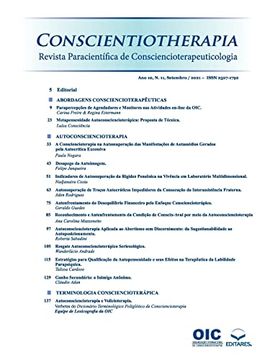 portada Conscientiotherapia - Ano 10, N° 11, Setembro-2021: Revista (en Portugués)