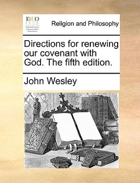 portada directions for renewing our covenant with god. the fifth edition.