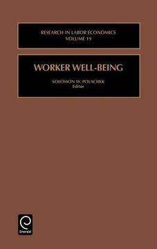 portada worker well-being (research in labor economics) (en Inglés)