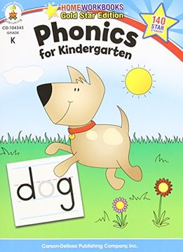 Phonics for Kindergarten, Grade K: Gold Star Edition Volume 12 (en Inglés)