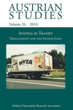 portada Austrian Studies 26: Austria in Transit: Displacement and the Nation-State (en Inglés)