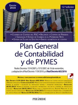 portada Plan General de Contabilidad y de Pymes (in Spanish)