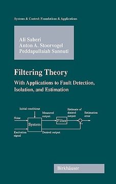 portada filtering theory: with applications to fault detection, isolation, and estimation (in English)
