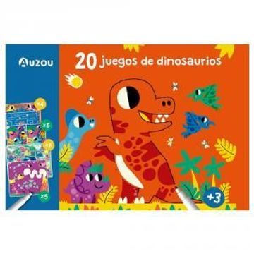 portada 20 Juegos de Dinosaurios +3