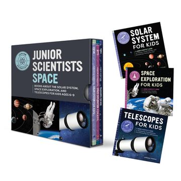portada Junior Scientists Space set: Telescopes for Kids / Space Exploration for Kids / Solar System for Kids (in English)