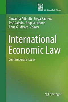 portada International Economic Law: Contemporary Issues 