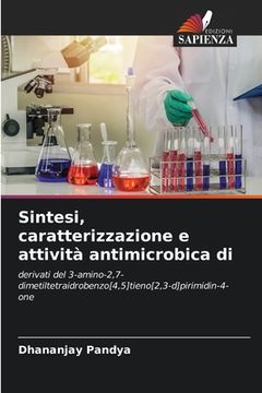 portada Sintesi, caratterizzazione e attività antimicrobica di (in Italian)