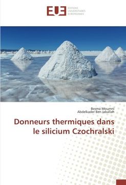 portada Donneurs thermiques dans le silicium Czochralski (OMN.UNIV.EUROP.)