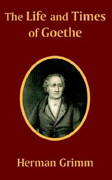 portada the life and times of goethe (in English)