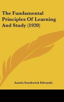 portada the fundamental principles of learning and study (1920) (en Inglés)