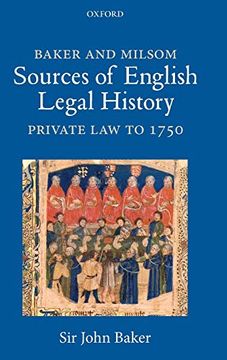 portada Baker and Milsom's Sources of English Legal History: Private law to 1750 