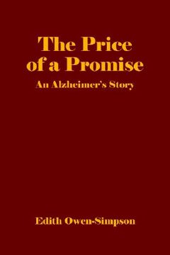 portada the price of a promise: an alzheimer's story (en Inglés)