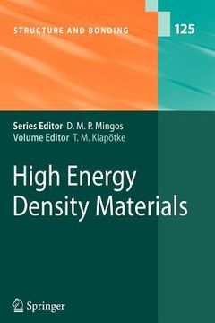 portada high energy density materials (en Inglés)