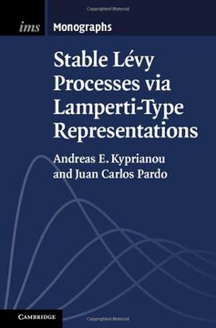 portada Stable Lévy Processes via Lamperti-Type Representations (Institute of Mathematical Statistics Monographs, Series Number 7) (en Inglés)