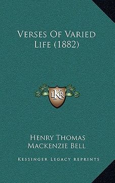 portada verses of varied life (1882) (en Inglés)