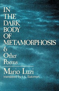portada in the dark body of metamorphosis and other poems (en Inglés)