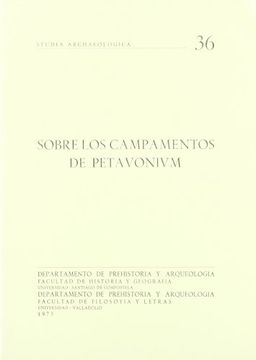 portada Sobre los Campamentos de Petavonium (in Spanish)