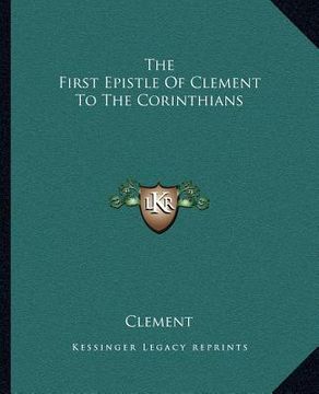 portada the first epistle of clement to the corinthians (en Inglés)