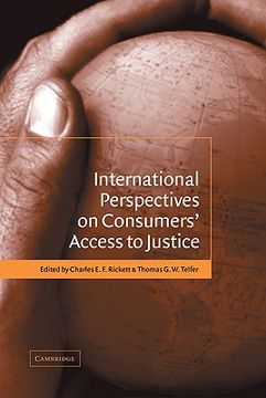 portada International Perspectives on Consumers' Access to Justice (in English)