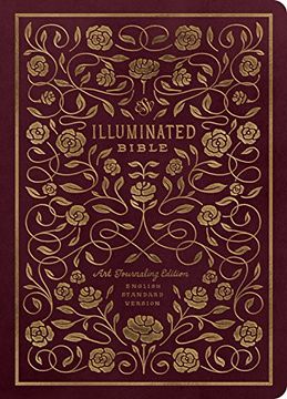 portada Esv Illuminated Bible, art Journaling Edition (Trutone, Burgundy) 