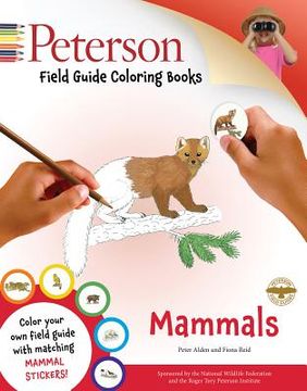 portada peterson field guide coloring books: mammals (en Inglés)