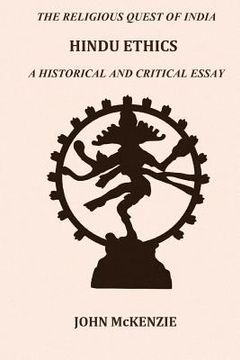 portada Hindu Ethics: A historical and Critical Essay (in English)