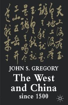 portada the west and china since 1500 (en Inglés)