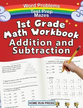 portada 1st Grade Math Workbook Addition and Subtraction: Grade 1 Workbooks, Math Books for 1st Graders, Ages 4-8 (in English)