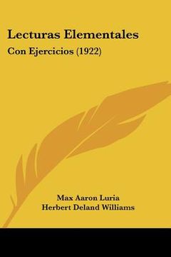 portada lecturas elementales: con ejercicios (1922) (en Inglés)