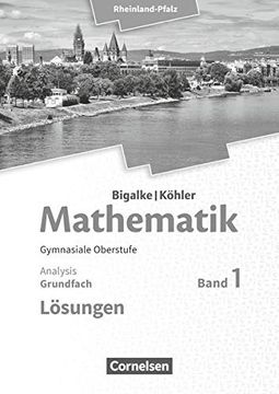 portada Bigalke/Köhler: Mathematik Sekundarstufe ii - Rheinland-Pfalz: Grundfach - Lösungen: 11. -13. Schuljahr (en Alemán)