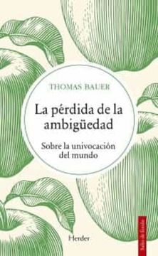 portada Pérdida de la Ambigüedad, La (in Spanish)