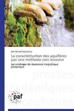 portada La caractérisation des aquifères par une méthode non invasive