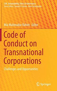 portada Code of Conduct on Transnational Corporations: Challenges and Opportunities (Csr, Sustainability, Ethics & Governance) (in English)