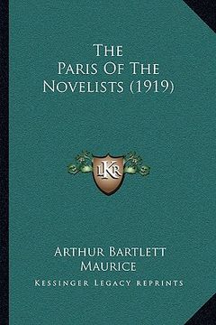 portada the paris of the novelists (1919) (en Inglés)