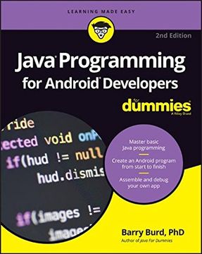 portada Java Programming for Android Developers For Dummies (en Inglés)