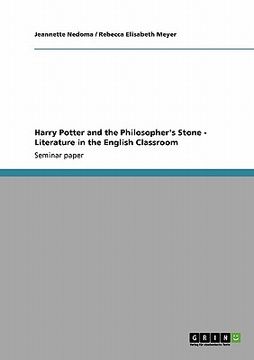 portada harry potter and the philosopher's stone - literature in the english classroom (en Inglés)
