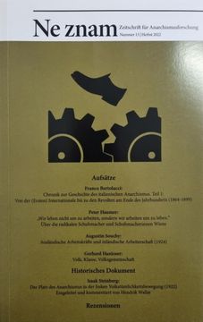 portada Ne Znam - Zeitschrift für Anarchismusforschung: Nummer 13 (en Alemán)