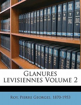 portada Glanures levisiennes Volume 2 (in French)